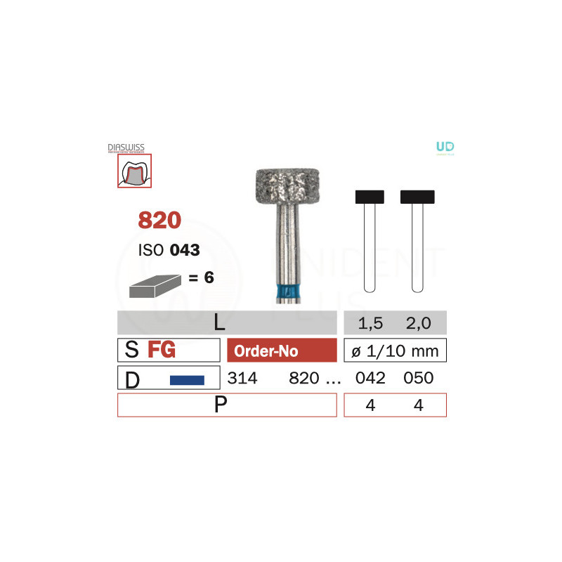 Freza diamantata 820
