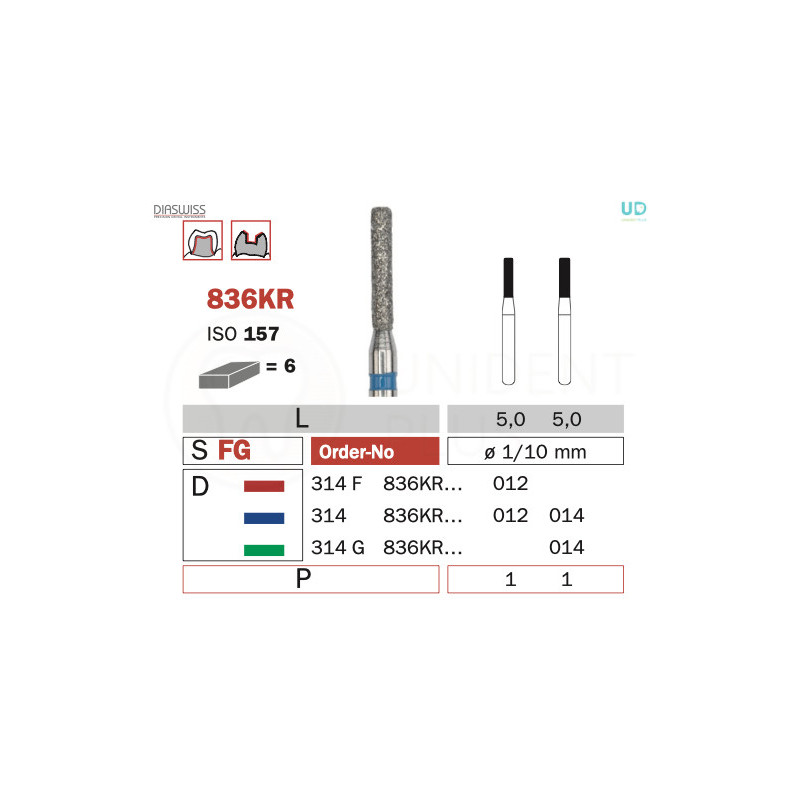 Freza diamantata 836KR
