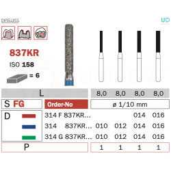 Freza diamantata 837KR