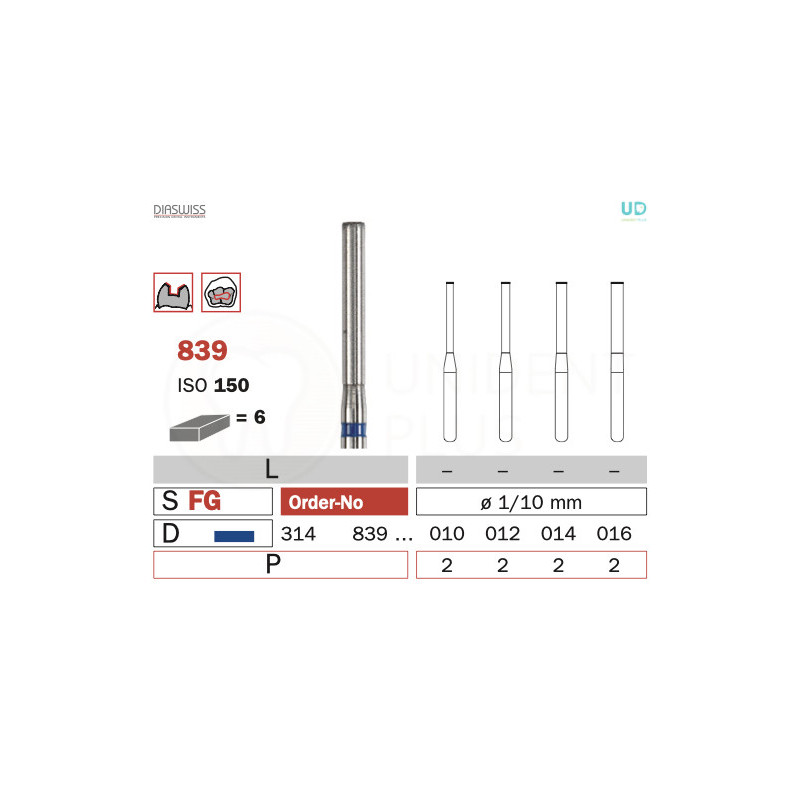 Freza diamantata 839