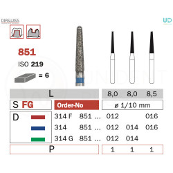 Freza diamantata 851