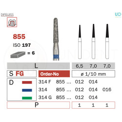 Freza diamantata 855