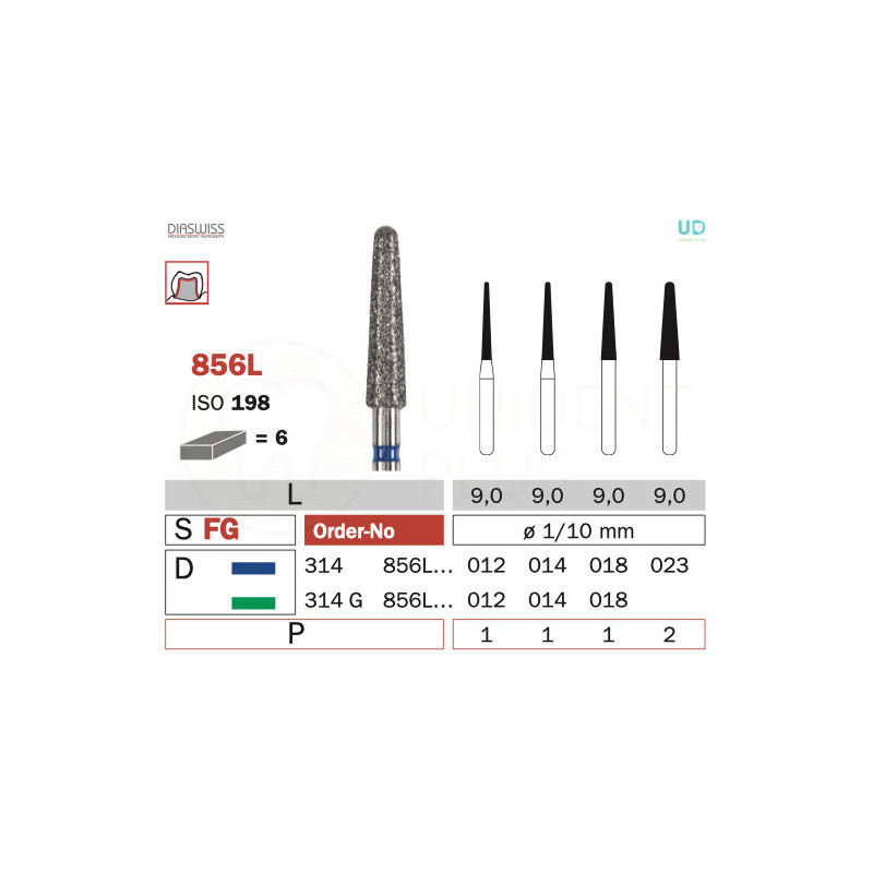Freza diamantata 856L