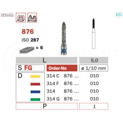 Freza diamantata 876