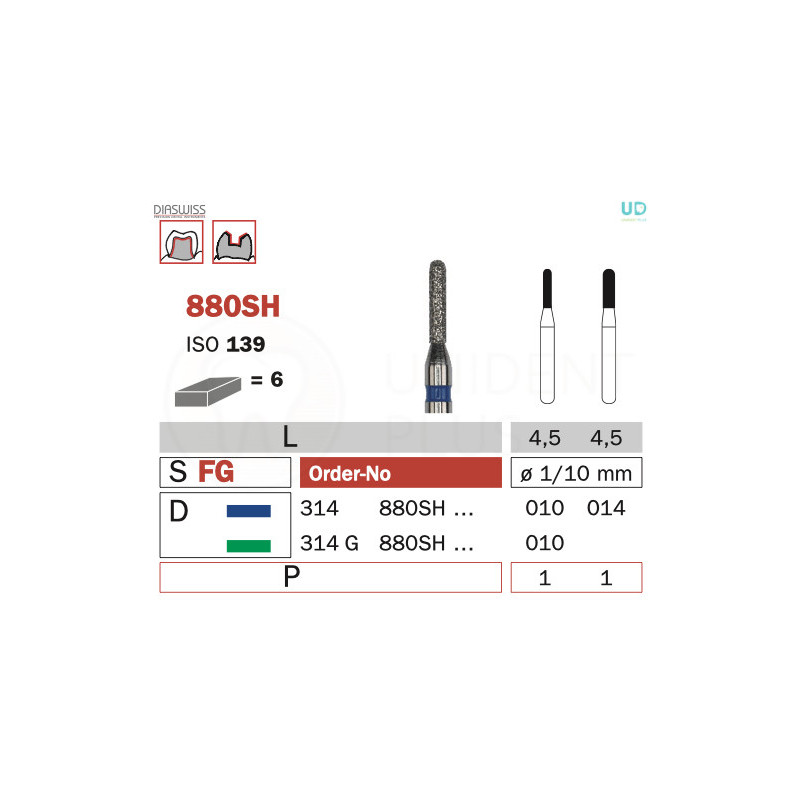 Freza diamantata 880SH