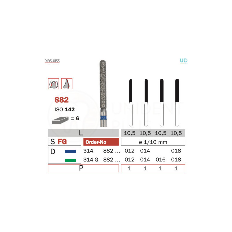 Freza diamantata 882