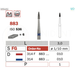 Freza diamantata 883