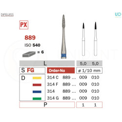 Freza diamantata 889