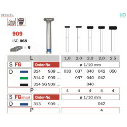 Freza diamantata 909
