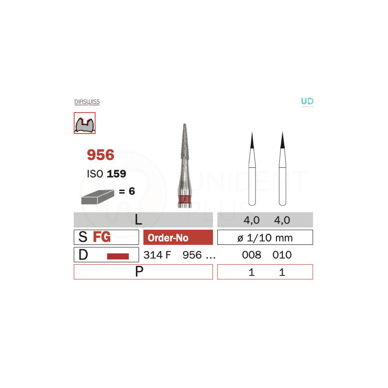 Freza diamantata 956