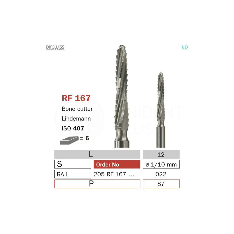 Freza chirurgicala RF167
