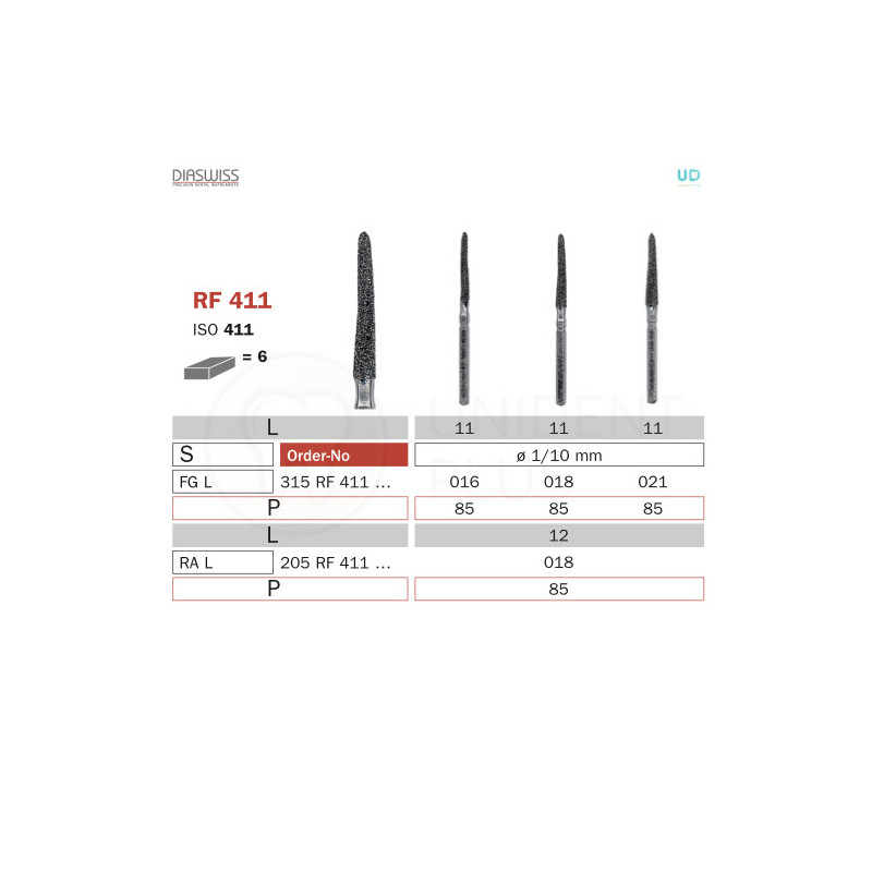 Freza chirurgicala RF411