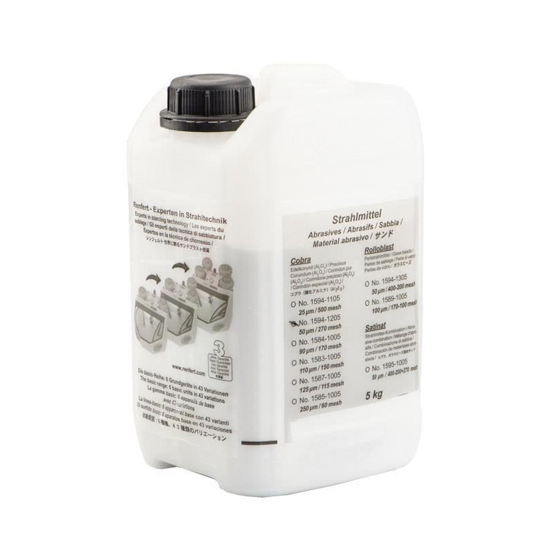 Nisip sablare "Cobra white" 250mk, Renfert