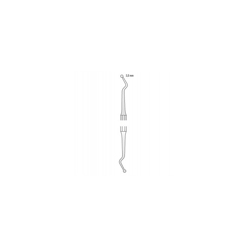 Excavator 2.5 mm, Medesy 666/125-126