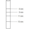 Osteotom angulat concav 3,2 mm, Medesy 1307-2BCC