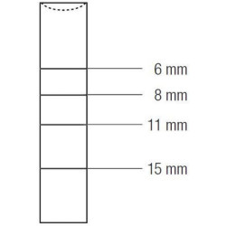Osteotom angulat concav 5 mm, Medesy 1307-5BCC