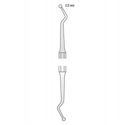 Excavator 2.5 mm, Medesy 666/125-126