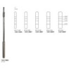 Osteotom drept convex 4,2 mm, Medesy 1307-4RRT