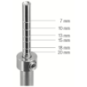 Osteotom Concav Angulat 4.2 mm, Medesy 1322-9