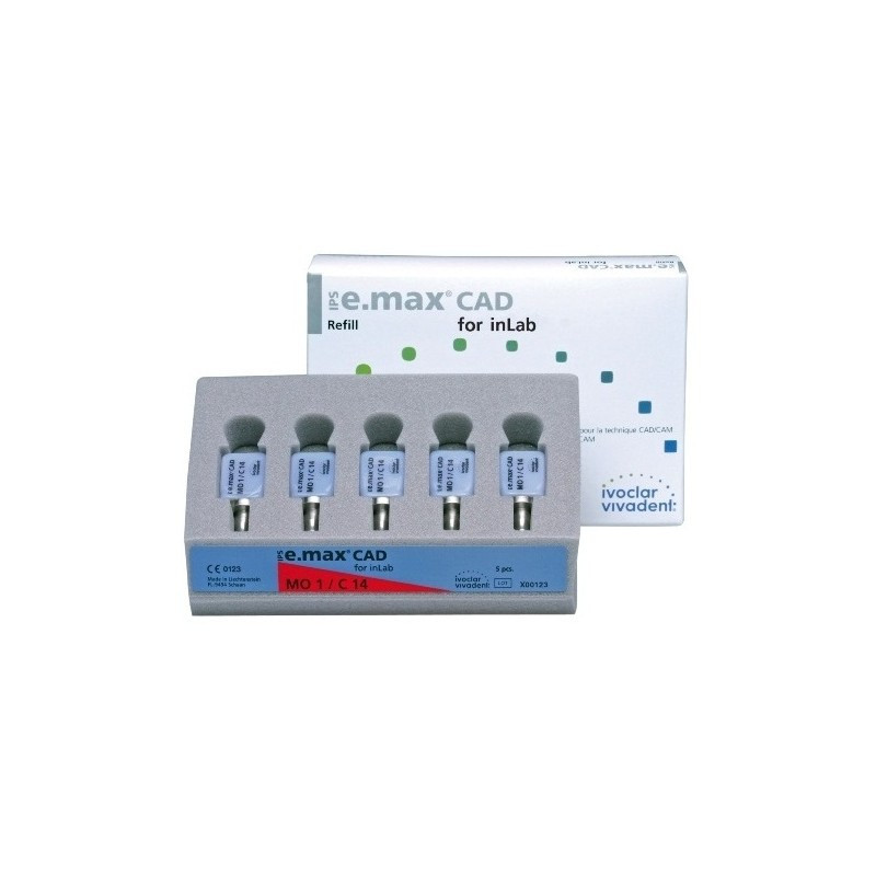 IPS e.max CAD pt CEREC si inLab MO (1x5) C14, Ivoclar
