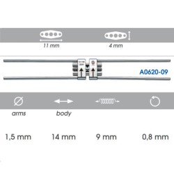Șurub ortodontic 9mm A0620-09, Leone