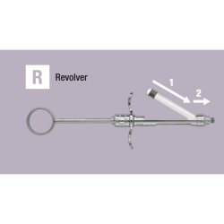 Seringa inox cu silicon roz, Medesy 4969/1-RA