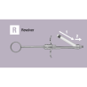 Seringa inox cu silicon roz, Medesy 4969/1-RA