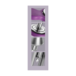 Seringa inox cu silicon roz, Medesy 4969/1-RA