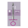 Seringa inox cu silicon roz, Medesy 4969/1-RA