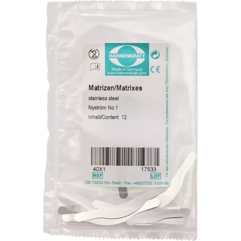 Matrice 12 buc. grosime 0,04 mm, nr. 1, Hahnenkratt