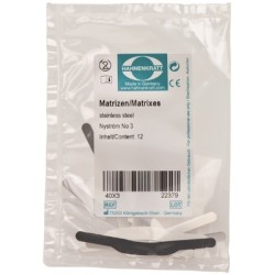 Matrice 12 buc. grosime 0,04 mm, nr. 3, Hahnenkratt