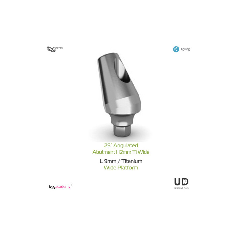 15° Angulated Abutment H2MM Wide