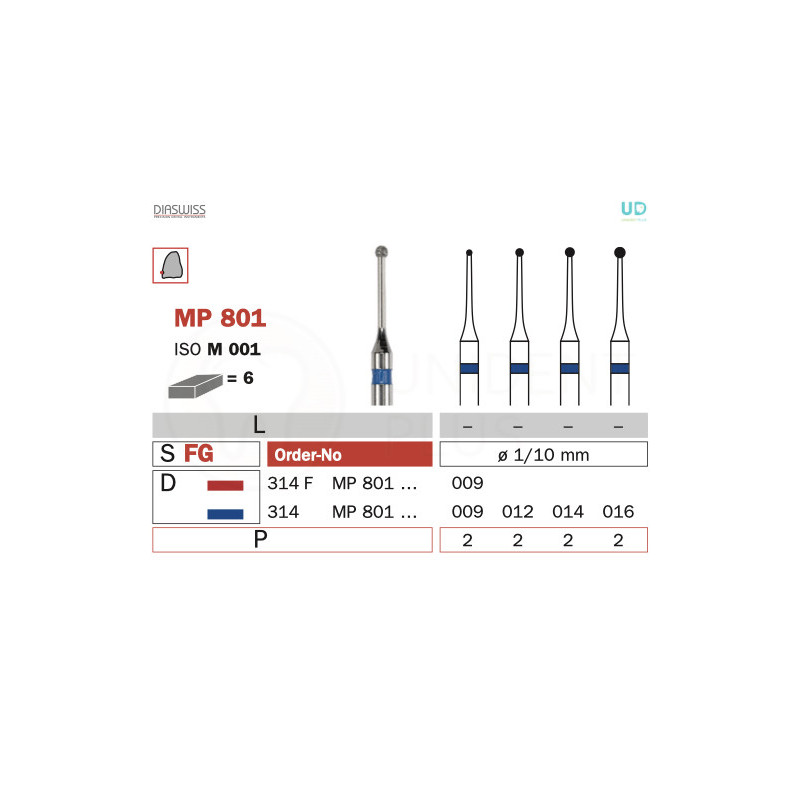 Freza micro-preparare MP801
