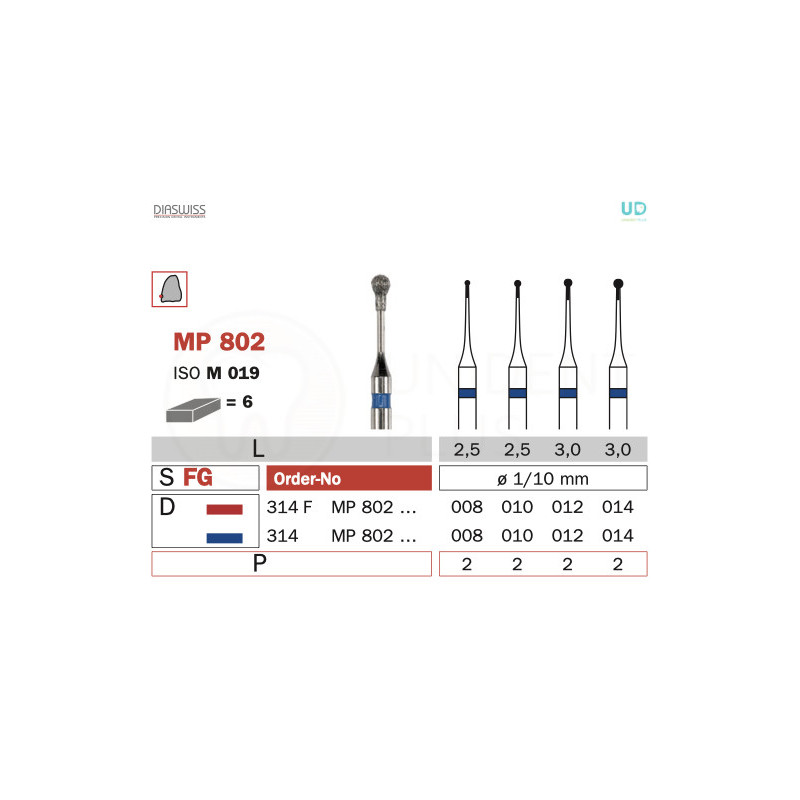 Freza micro-preparare MP802