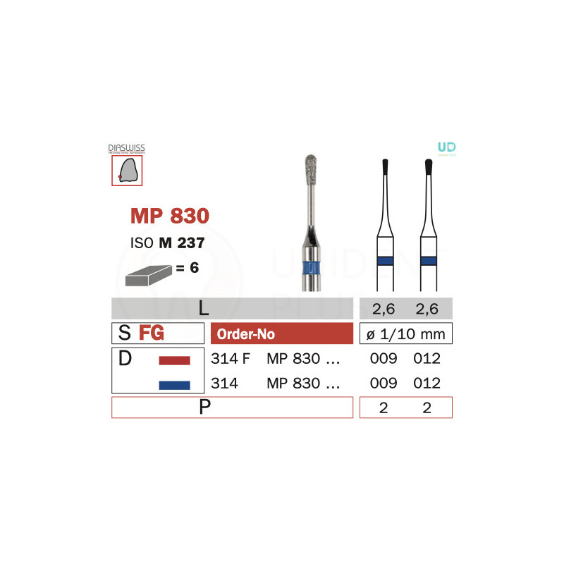 Freza micro-preparare MP830