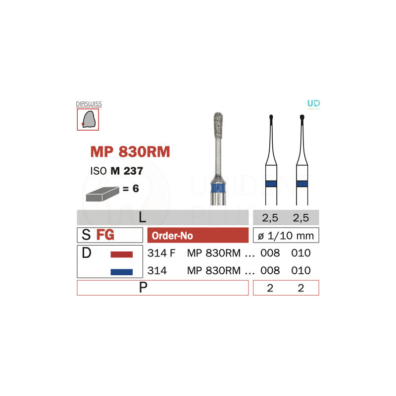 Freza micro-preparare MP830RM