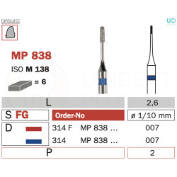 Freza micro-preparare MP838