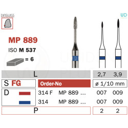Freza micro-preparare MP889