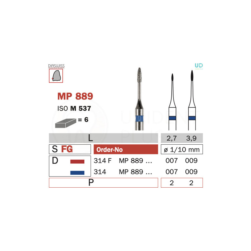 Freza micro-preparare MP889