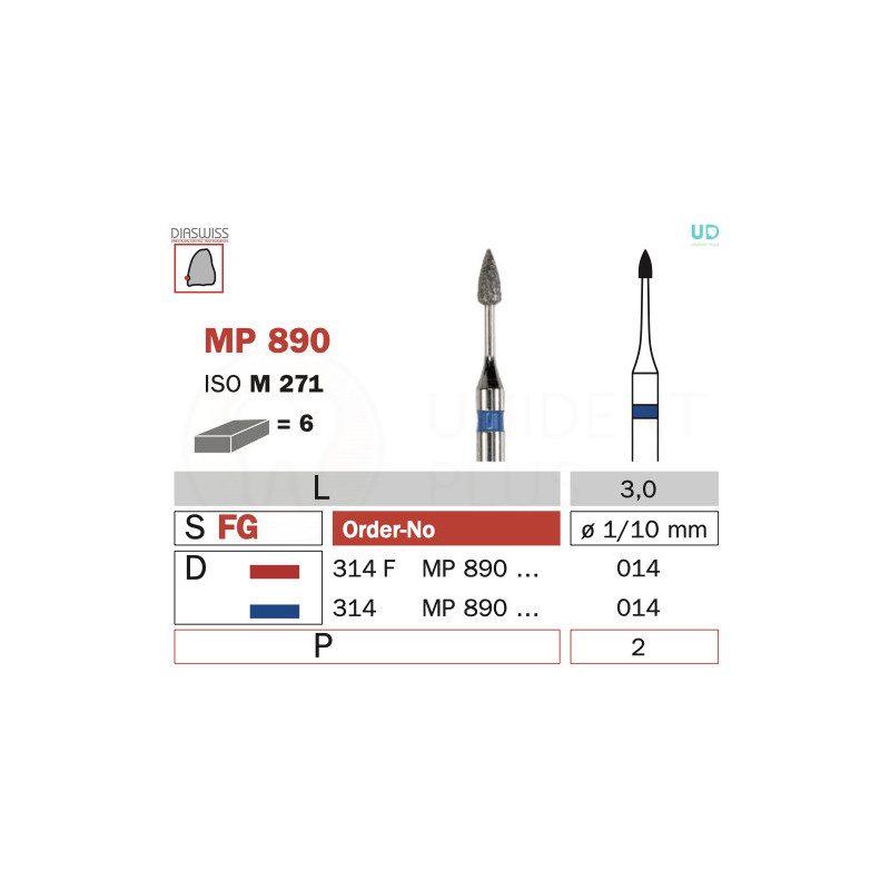 Freza micro-preparare MP890