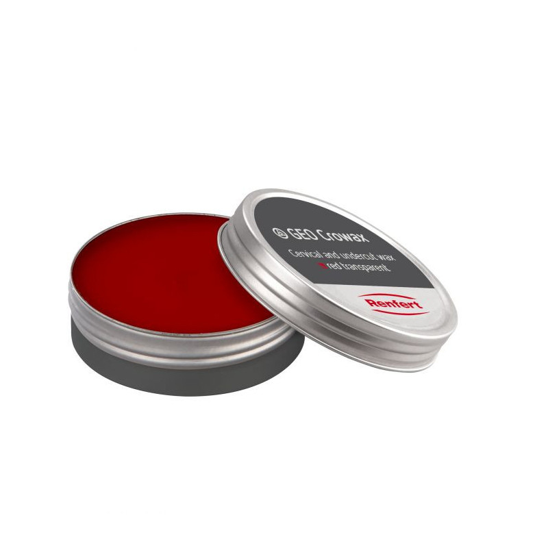 Ceara de modelare GEO Crowax 80 g red-transparent, Renfert